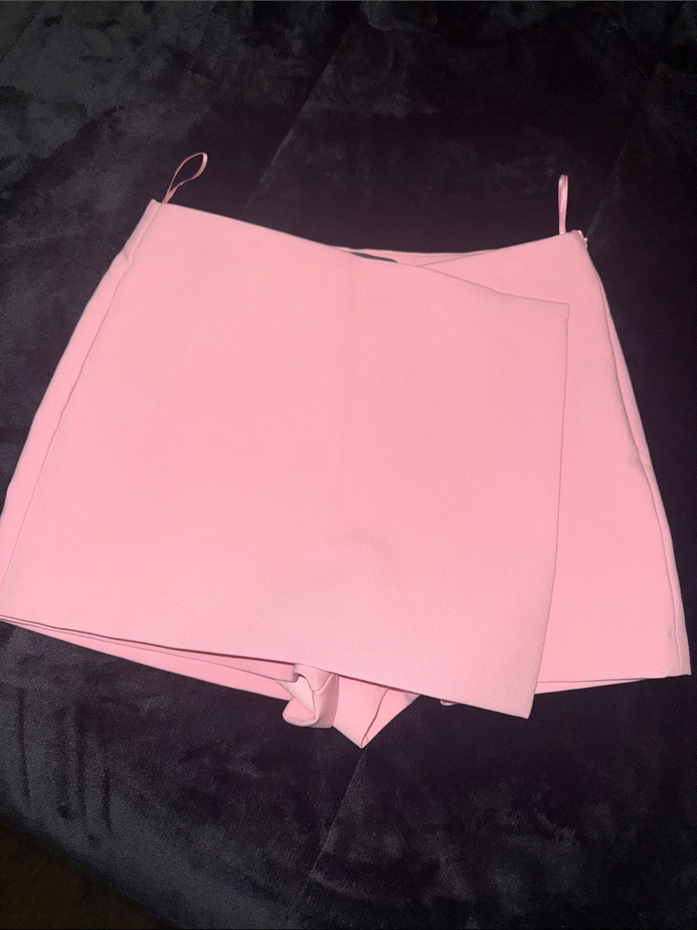Zara Light Pink High-Waist Skort